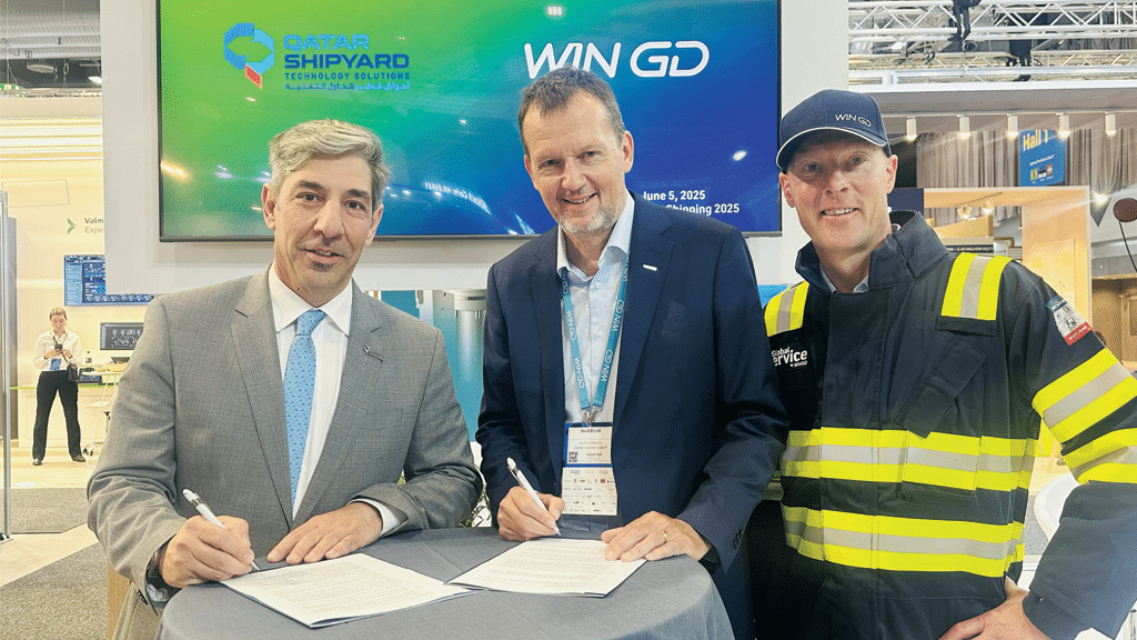 WinGD and Qatar Shipyard Technology Solutions Cooperate on Engine Service