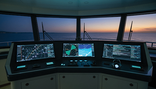 Deep Blue Project 2.0 deployed Windward + xAIS analytics across 40 Nigerian Navy patrol vessels, achieving 73% reduction in successful boarding attempts through predictive rerouting of 1,200+ tanker transits. Mario Eisenhut image.