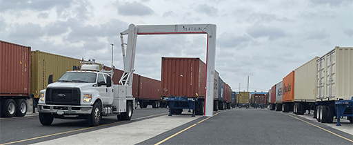 Portal and mobile VACIS X-ray inspection system helps streamline security operations for customs agencies. Leidos image.