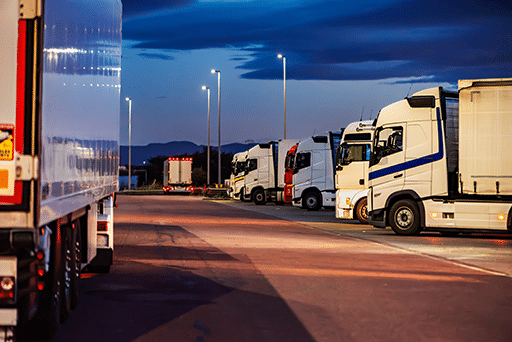 Truck Stop in Spain